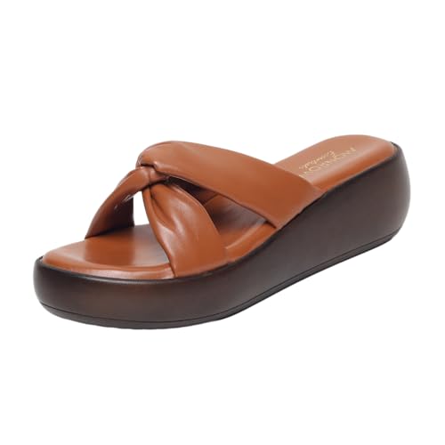 Image of MONROW Fancy And Stylish Extra Cushioning and Comfortable Fashionable Light Weight Vegan Fashion Heel Sandal for Women and Girls