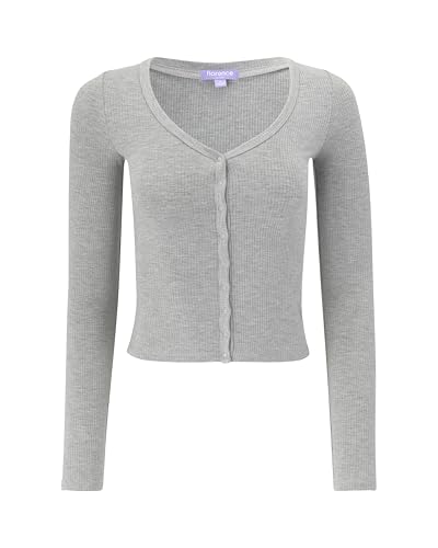 Image of Florence by Mills Women's Happy Place Lounge Baby Snap Cardi Top