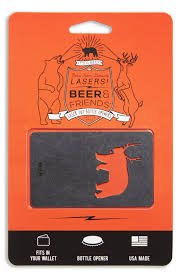 Zootility ToolsWallet Bottle Opener, Stainless Steel Wine/Beer Opener - Beer