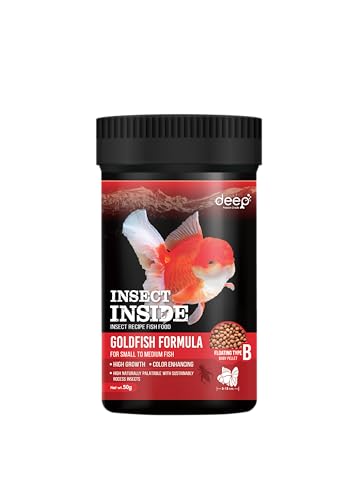 Image of Deep Insect Inside (Cricket) for High Protein Super Premium Gold Fish Formula for High Growth & Colour Enhancing Floating Micro Pellet 50gm