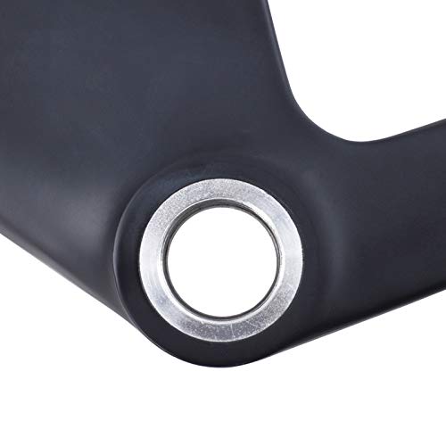 Tideace Carbon Track Frame Full Carbon Fixed Gear Bike Frameset With Fork Seat Post 49/51/54/57Cm Carbon Road Bicycle Frame (Matte, 57Cm) #TOP4