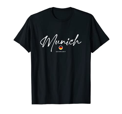 Munich Germany T-Shirt, Black