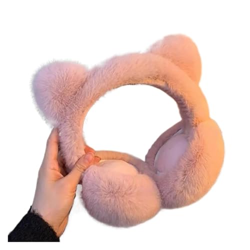 Cache-oreilles en peluche chaud et pliable pour femmes et filles