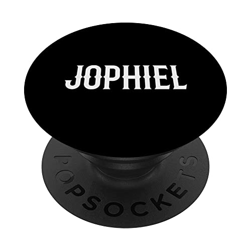 Saint Jophiel the Archangel Traditional Catholic Prayer PopSockets Swappable PopGrip, Black
