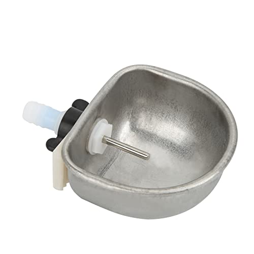 Zerone Rabbit Feeder,Rabbit Water Dispenser 10PCS Anti-claw Stainless Steel Rabbit Drinker, Drinking Water Bowl