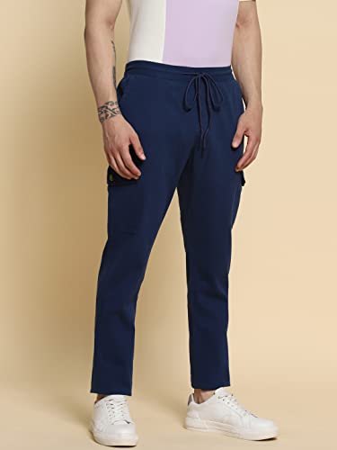 Image of Dennis Lingo Denim Slim Fit Trackpant For Men