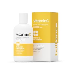 C-Brilliance Vitamin C Toner for Face Daily Witch Hazel Facial Astringent with Kakadu Plum and Bilberry Fruit 8 oz Vegan, Fragrance Free