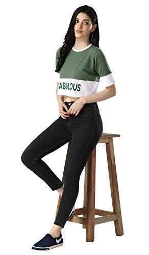 Image of DHRUVI TRENDZ T Shirt for Women | Women T Shirt | T Shirt Women | Casual Loose Fit | Slim Fit T Shirt for Women | T-Shirt for Women | Tops for Women