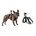 Dog Harness, Soft and Adjustable Dog Harness Mount for Large, Medium and Small Dogs Can Be Used for Chest and Back Fixation Suitable for All Action Cameras