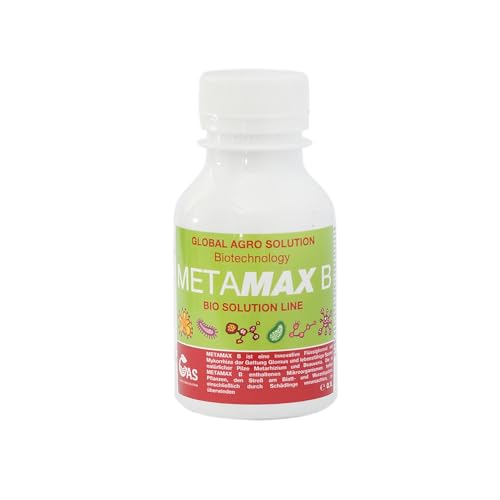 METAMAX B Fertilizante líquido, fertilizante orgánico, microorganismos, biostimulante, aumenta el rendimiento de la cosecha, Beauveria bassiana, Metarhizium anisopliae, Glomus spp. (100ml)