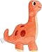 small foot Peluche Dinosaurio Rojo Dino 17 cm Imagen de small foot Peluche Dinosaurio Rojo Dino 17 cm