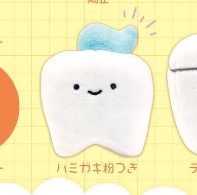 ⑬ クオリア にっこりーノ ハミガキのぬいぐるみ2 全7種類 コンプ ガチャ Amazon.co.jp: レアあり7種フルセット にっこりーノ ハミガキの