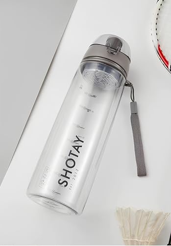 Image of THE VENTI SHOTAY COOL Unbreakable Water Bottle with Sipper BPA Free Tritian, Leak-Proof Water Bottle Ideal for Office, Sports, School, Gym (Black -820ML)