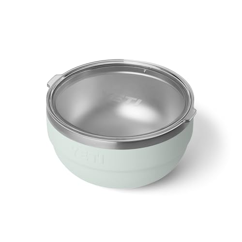 Image of YETI Rambler Bowl, Vacuum Insulated, Stackable and Nestable Stainless Steel Bowl with Lid, 2 Quart, Ridgeline