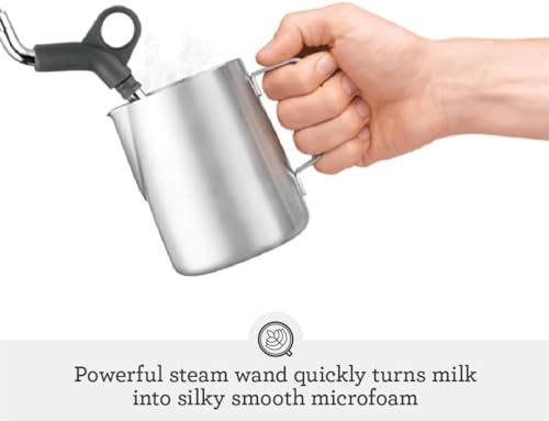 Sage - The Duo-Temp Pro - Bean to Cup Coffee Machine with Milk Frother - Precise Espresso-Extraction 1600 W - Easy to Use Manual Espresso Machine - Portafilter and Milk Jug - Brushed Stainless Steel