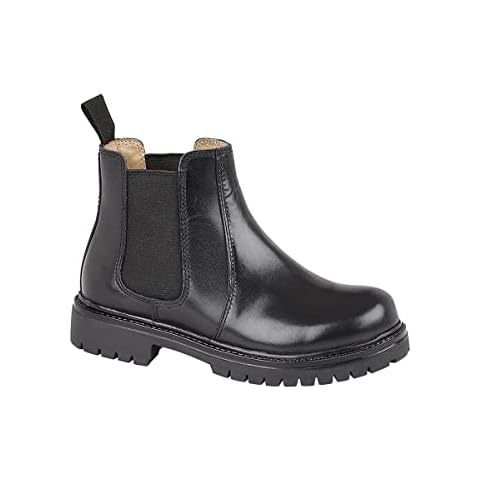 Roamers B525A Kids Leather Chelsea Boots Cover