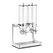 Royal Catering Dispenser per Cereali Distributore di Cereali RCCS-3.5LSS2 (2 x 3,5 litri, 2 contenitori, Acciaio inox)
