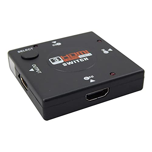 Switch HUB HDMI Saídas Universal Plug Play Alta Resolução Full HD