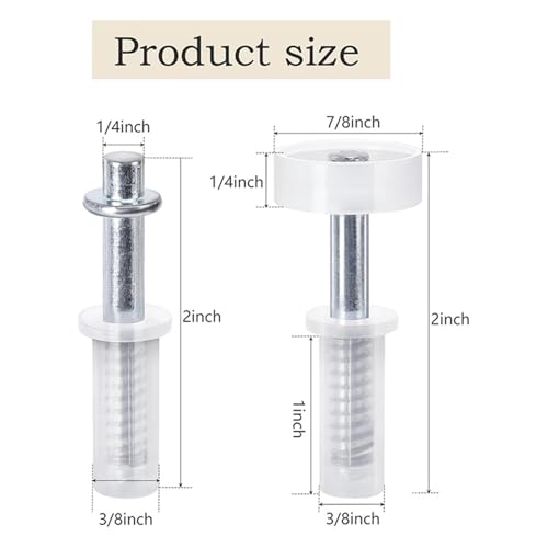 Durable 8pcs Bi-Fold Door Guide Wheel and Top Pivot Hardware Closet Repair Kit miniatura 6