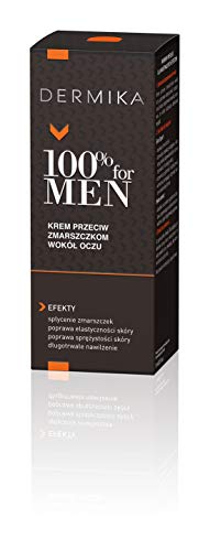 DERMIKA 100% for Men Anti-Wrinkle Eye Cream Long Lasting Hydration - 15 ml