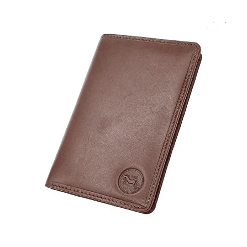 Porte-papiers voiture RFID cuir marron idéal pour vos voyages