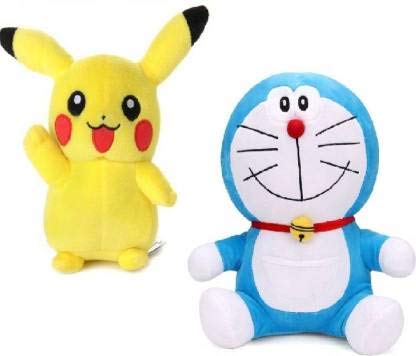 LT STORE Soft Lovable Teddy Combo Doremon&Pikachu For Kids Toys Bithday Gift-26Cm (Multicolor) (B099X58J8N) Amazon Price History, Amazon Price Tracker