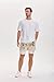 QJQ Men's 2 in 1 Goth Graphic Drawstring Elastic Waist Shorts Summer Casual Workout Athletic Gym Track Shorts Khaki Medium