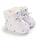 Tolaler Unisex-Baby Neugeborenes Fleece Booties, Verdicktes Futter Warme Baby Winterschuhe Verstellbare rutschfeste mit Weicher Sohle Baby Booties/Alltagskleidung (0-18 Monate)