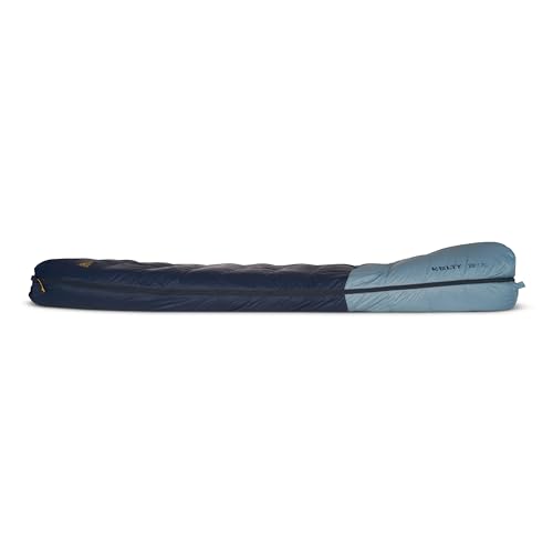 Image of Kelty Supernova Down Fill Sleeping Bag, 0 or 20 or 40 Degree Rating | Zip Two Together for a 2P Bag, Roomy Spoon Shape for Extra WIggle Room, PFC-Free Fabrics, Soft Taffeta Lining, Compressible