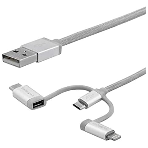 Cable de 2m USB Multi Carga 3 en 1 Cover