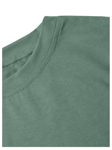Image of RoseSeek Women's Graphic Letter Tee Crew Neck Drop Shoulder Trendy Summer T Shirt Short Sleeve Vintage Car Print Top
