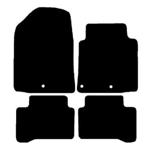Carsio Tailored Black Carpet Car Mats for Hyundai Ioniq 2016 – Onwards – 4 Piece Set
