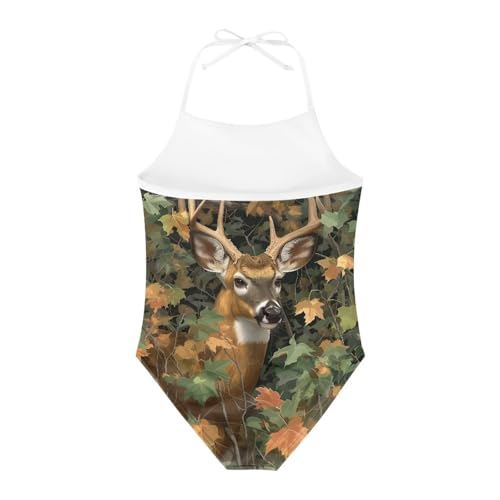 Image of ELEQIN Swimwear Swimsuit One Piece Girls Bathing Suit Animal Pattern 1-10 Years