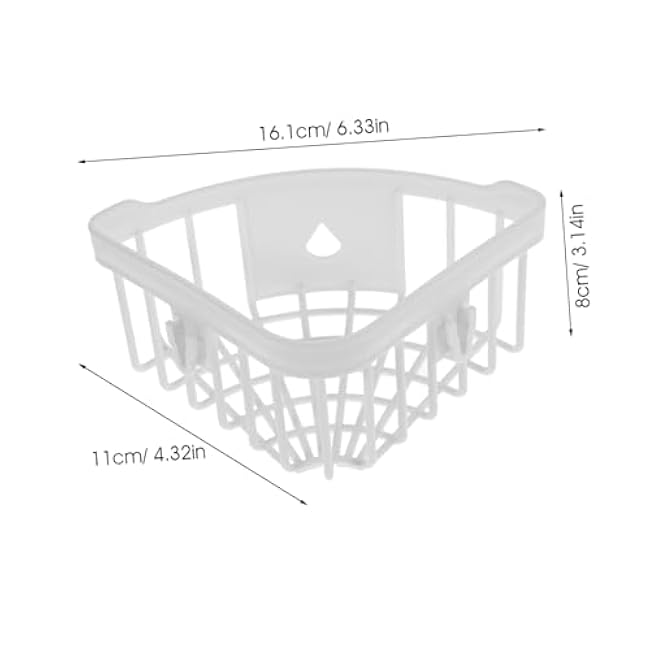 Bathroom Storage Organizer Suction Cup Sink Rack Drying Rack for Kitchen Sink