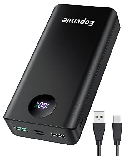 Eopvmie Power Bank 20W PD Fast Charging Battery Pack with Type-C, Portable Charger 26800mAh External Battery Bank, Cell Phone Charger Compatible with iPhone, iPad, Tablet and More Android Devices.