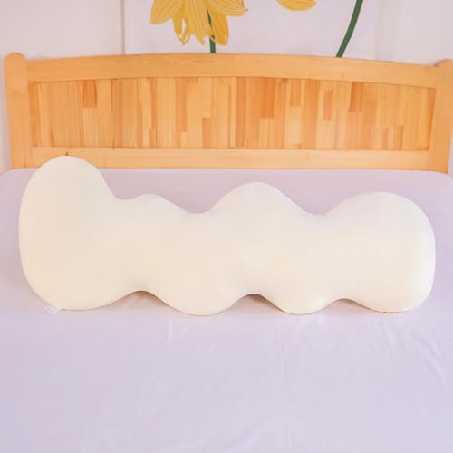 LAJOKING 大きな雲のぬいぐるみ 柔らかい雲の枕 長いぬいぐるみ クールなタッチ かわいいスローピロー 子供へのギフト 特大 横向き寝 ストレス解消 (デザイン08,100cm)