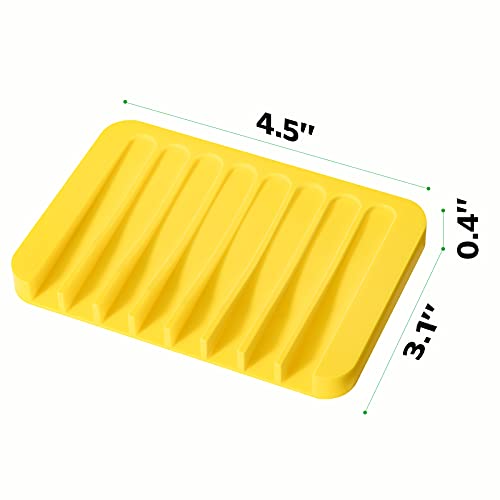 image for Urbanstrive Soap Dish Shower Waterfall Soap Tray Holder for Bathroom, 