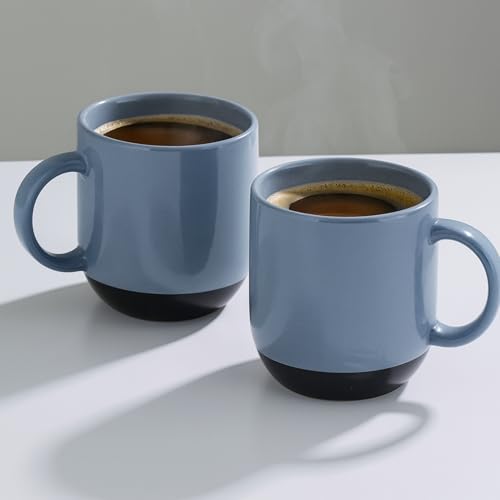 Image of Clay Craft Modern Matte Coffee Mug Set of 2, 300 ml | Fine Ceramic Tea, Coffee & Milk Mugs | Elegant & Durable Drinkware | Microwave & Dishwasher Safe | Minimalist Home, Office & Gift Collection
