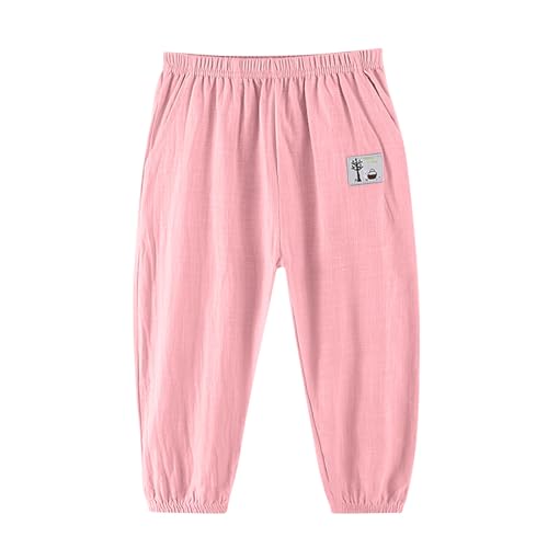Boys Girls Sweatpants Kids Cotton Casual Vintage Hip Hop Pants Kids Lightweight Fall Outfits with Pockets 3-10 Years3