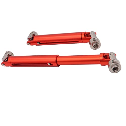 ADORLY 2pc Full Aluminum Redcat Gen7 Driveshafts Redcat Gen7 Pro Metal Driveshafts Redcat Everest 10 Gen7 Sport Drive Shafts Upgrades Parts Red - Thumbnail 5