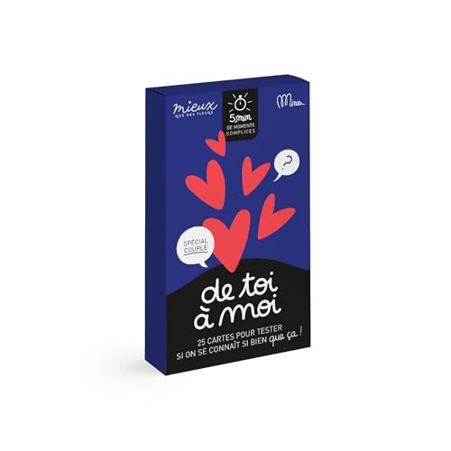 De toi à Moi: 25 Cartes pour Tester si on se connaît si Bien Que ça !