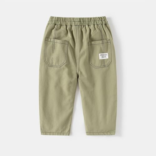 Toddler Baby Boys 2/3 Pack Sweatpants Solid Cotton Elastic Waist Trousers Active Jogger Fashion Cargo Pants2