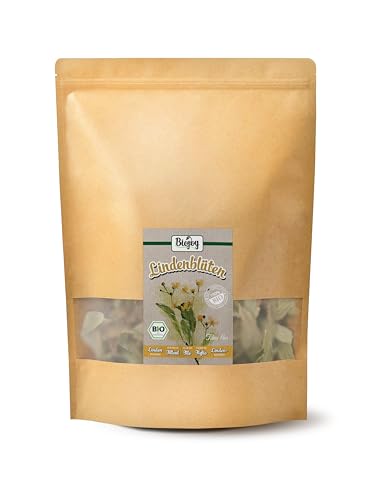 Biojoy Flores de tilo BÍO (250 g), Té de tilo, natural sin aditivos (Tiliae flos)