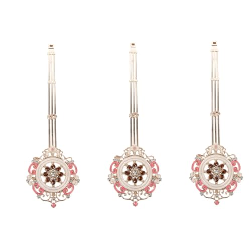 Marteau à pendule en quartz avec strass brillants et structure métal 3 pièces - 2