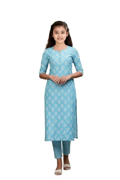 Image of Girls Girls Kurta Set