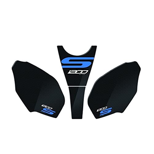 Kit grip de réservoir moto de protection latérale premium noir - 2