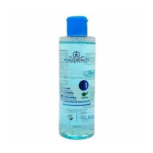 Phállebeauty Água Micelar Ácido Hialurônico 7 Em 1 Vegano Phallebeauty 200Ml