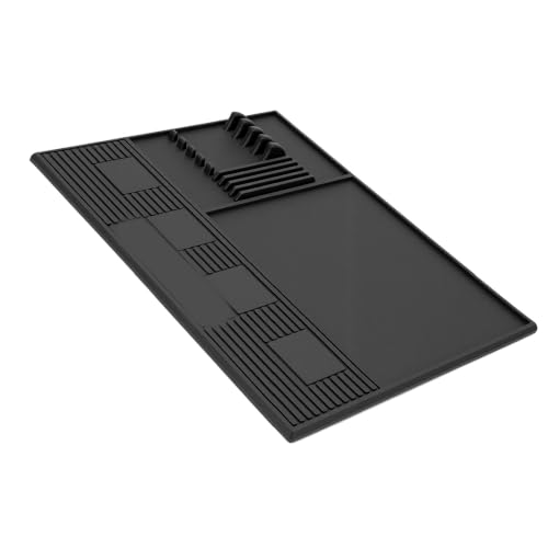 Tapis de barbier magnétique AMONIDA résistant à la chaleur et flexible