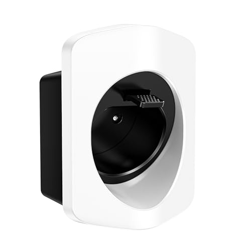 Tera EV Ladegerät Halter für Typ-2 Ladegerät aus robustem Material Elektroauto Wandhalterung Stecker Ladekabel Halter Organizer für alle Wetterbedingungen Elektrofahrzeug Ladestation Zubehör Weiß