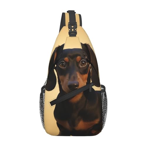 Mochila pequeña tipo bandolera para pecho unisex miniatura 2